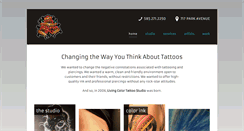 Desktop Screenshot of livingcolortattoostudio.com